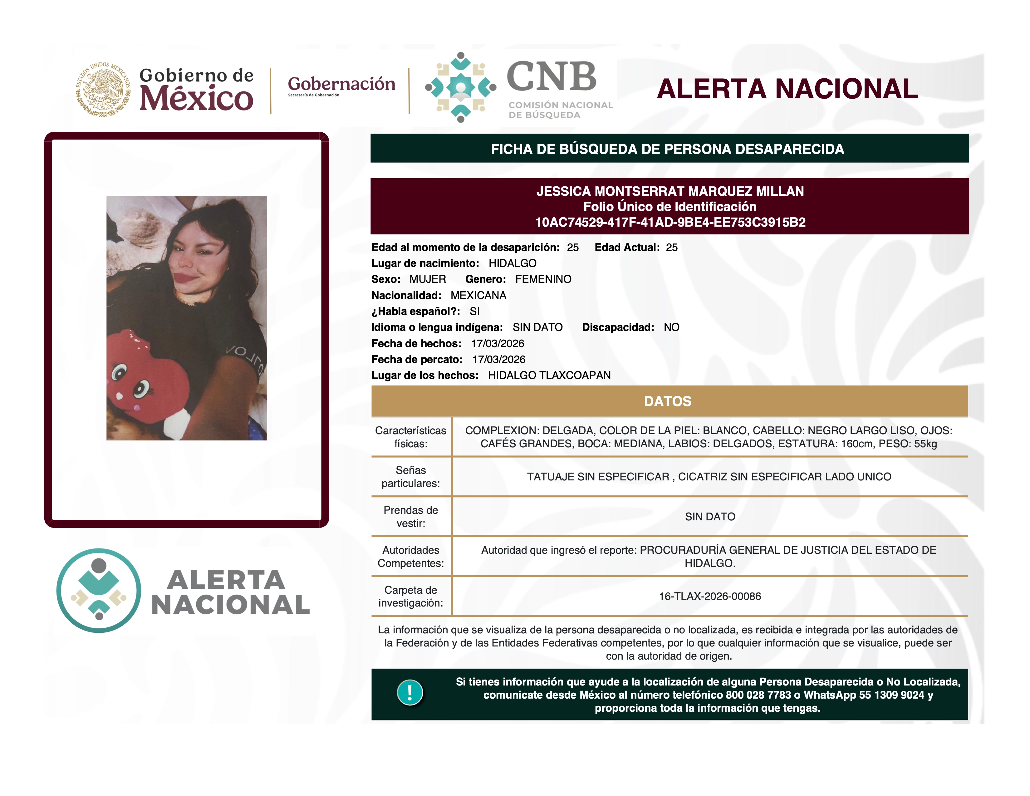 JESSICA MONTSERRAT MARQUEZ MILLAN